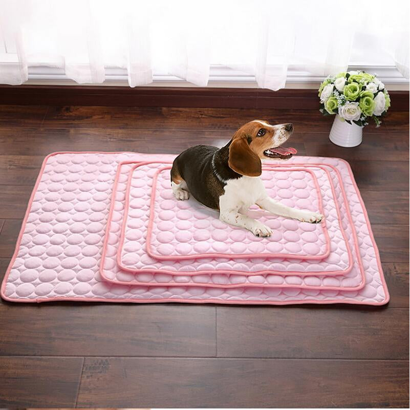 Keep Your Pets Cool This Summer with Our Ice Silk Cooling Nest Pad