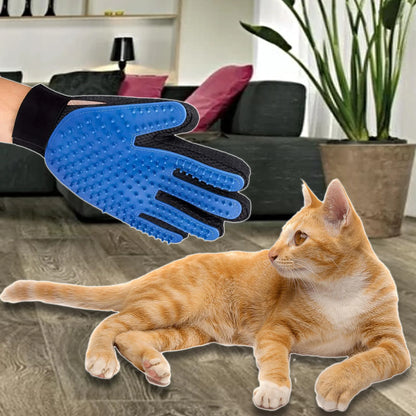 Ultimate Pet Grooming Gloves - Effortlessly Brush, Deshed, and Pamper Your Dogs and Cats!