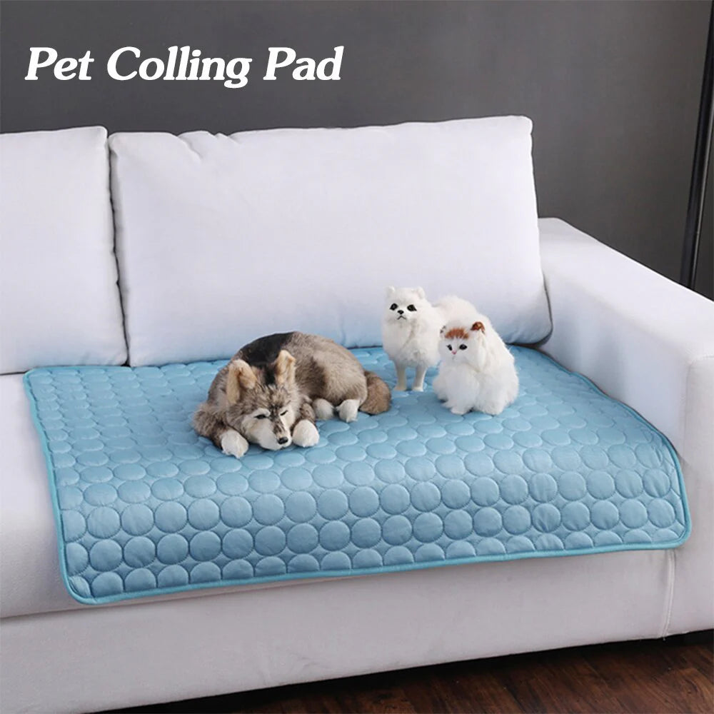 Keep Your Pets Cool This Summer with Our Ice Silk Cooling Nest Pad