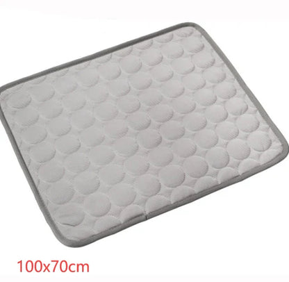 Keep Your Pets Cool This Summer with Our Ice Silk Cooling Nest Pad