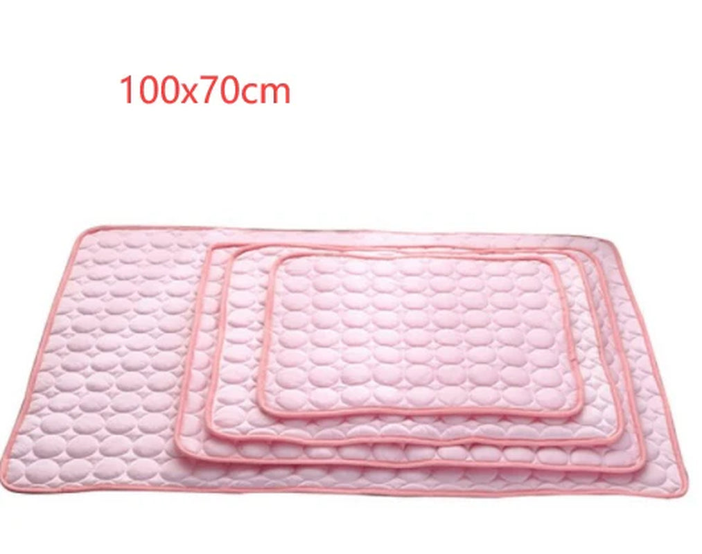 Keep Your Pets Cool This Summer with Our Ice Silk Cooling Nest Pad
