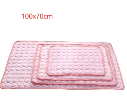 Keep Your Pets Cool This Summer with Our Ice Silk Cooling Nest Pad