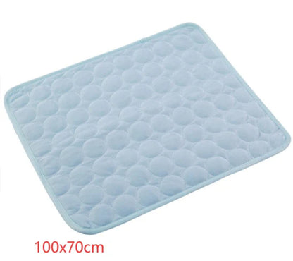 Keep Your Pets Cool This Summer with Our Ice Silk Cooling Nest Pad