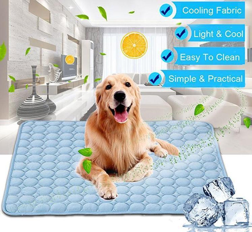 Keep Your Pets Cool This Summer with Our Ice Silk Cooling Nest Pad