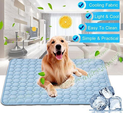 Keep Your Pets Cool This Summer with Our Ice Silk Cooling Nest Pad