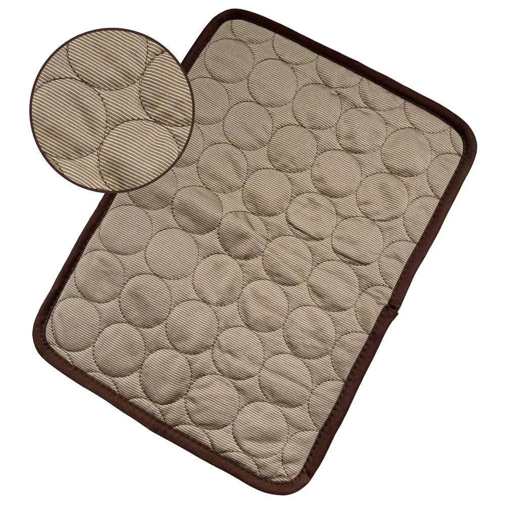 Keep Your Pets Cool This Summer with Our Ice Silk Cooling Nest Pad