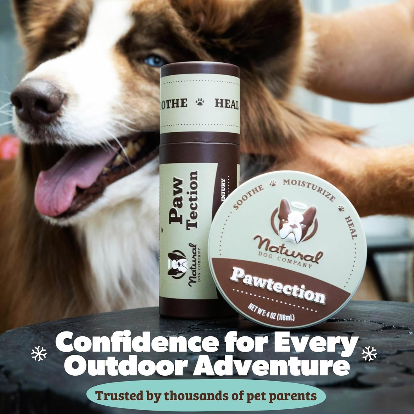 Ultimate Pawtection Balm for Dogs - Nourishing Moisturizer for Dry, Cracked Paws & Extreme Weather Defense (0.15 Oz Stick)